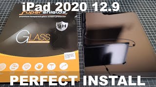 iPad Pro 129 2020 Glass Screen Protector  Get the perfect install [upl. by Hceicjow]