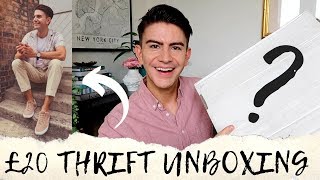 £20 THRIFT CHALLENGE WITH FREYA FARRINGTON PART 2  CHARITY SHOP UNBOXING [upl. by Festus]