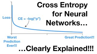 Neural Networks Part 6 Cross Entropy [upl. by Ataynik]