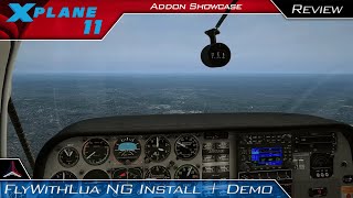 X Plane 11  FlyWithLua NG Complete Installation  Demo  AddOn Spotlight [upl. by Nodarb]