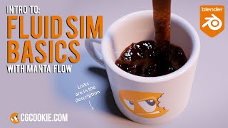 Lets Make Coffee Blender Fluid Sim Manta Flow For Beginners [upl. by Hgieliak889]