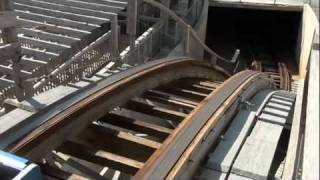 Great White POV Wooden Roller Coaster Moreys Piers Wildwood New Jersey Shore [upl. by Eiramenna]