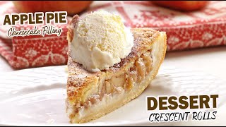 How to Make Apple Pie Cheesecake Dessert [upl. by Garner427]