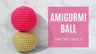 How To Crochet  Easy Beginners Amigurumi Basic Ball LUNA Head Sphere [upl. by Letsou466]