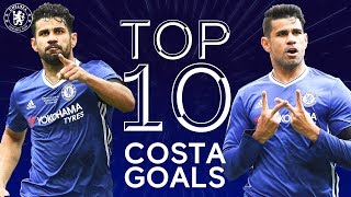 Diego Costas 10 Best Chelsea Goals  Chelsea Tops [upl. by Tunnell]