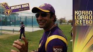 WASIM AKRAMS BOWLING MASTERCLASS  Inside KKR Ep 14  Hes still got it [upl. by Norel]