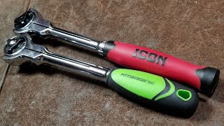 Pittsburgh Professional Vs Icon Roto Swivel Head Ratchet ReviewComparison [upl. by Cassandra827]