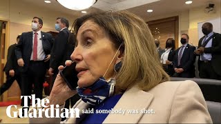 New video shows Pelosi and Schumer scrambling to take charge in Capitol attack [upl. by Atirys912]