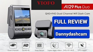 Viofo A129 Plus Duo 2K 2 Channel Dash Cam Review Unboxing Footage amp Firmware Update Demonstration [upl. by Akselaw939]