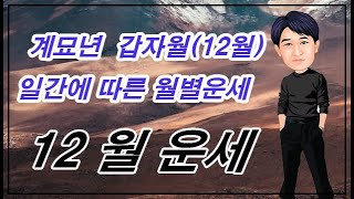 계묘년 갑자월12월 일간별 운세 [upl. by Llertnac]