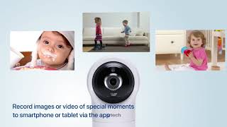 VTech RM5764HD 5quot Smart WiFi HD Pan amp Tilt Video Monitor with Remote Access [upl. by Aicnilav333]