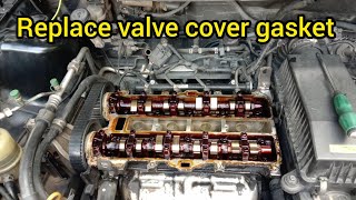 cara tukar valve cover gasket proton saga flx [upl. by Rozalin]