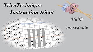 Tuto tricot  Maille inexistante [upl. by Lupee]