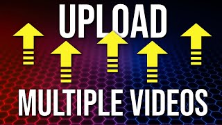 How to Upload MULTIPLE Videos to YouTube and Schedule  YouTube Studio 2020 [upl. by Adriene]