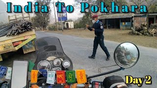 India to Pokhara Nepal  Pokhara Bike Trip  Muktinath Pass [upl. by Pruchno709]