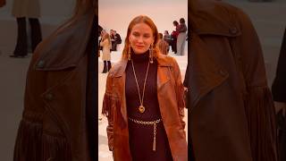 Diane Kruger at the Chloé Fashion Show in Paris France dianekruger [upl. by Fiann]