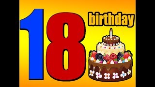 18th BIRTHDAY Messages Wishes Quotes Greetings  18th bday [upl. by Lennor]