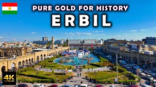 Erbil Capital of Kurdistan 🇮🇶 Citadel of Erbil and Grand Bazaar Walk Tour 2024 [upl. by Michail248]