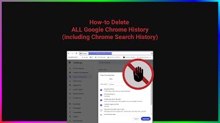 Howto Delete All Google Chrome History [upl. by Matthew]