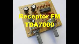 Radio Receptor FM com o TDA7000 [upl. by Schwing226]