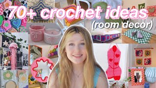 70 CROCHET ROOM DECOR IDEAS beginner friendly for the most part [upl. by Socram]