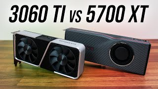 RTX 3060 Ti vs RX 5700 XT  400 GPU Comparison [upl. by Aljan]