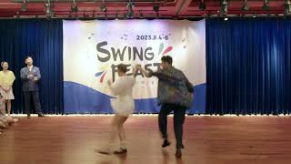 Swing Feast 2023 Lindy Hop Social Demo  Felipe Braga amp Alice Mei [upl. by Silden]