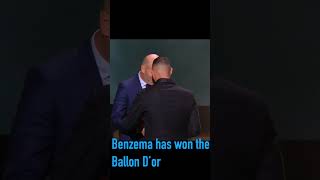 Benzema wins the Ballon D’or 2022 [upl. by Yrdua]