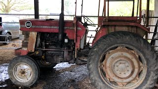 Massey Ferguson 165 engine rebuildrestoration Pt1 [upl. by Rakabuba]