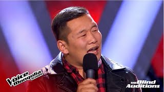 DashnyamE  quotBusguiquot  Blind Audition  The Voice of Mongolia S2 [upl. by Neenaej]