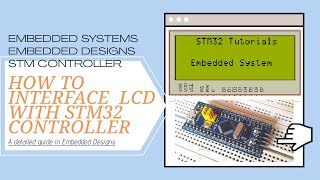 How to interface LCD with STM controller 8 bit mode  STM32  Simulation [upl. by Centonze]