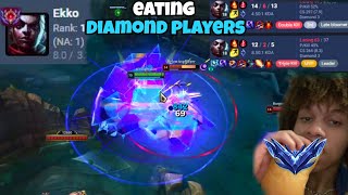 BEST EKKO PLAYER EATING DIAMOND PLAYERS LIKE VI DID TO CAIT  HES FAKER WHEN ON EKKO  darhxe [upl. by Kaliope517]