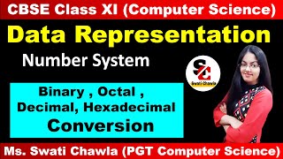 Data Representation Part 2  Number System  Class 11 Computer Science [upl. by Oilejor]