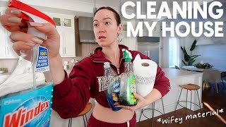 Cleaning my ENTIRE House Vlogmas Day 13 [upl. by Dahsar]