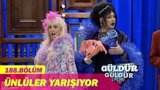 Güldür Güldür Show 188Bölüm  Ünlüler Yarışıyor [upl. by Jereld243]