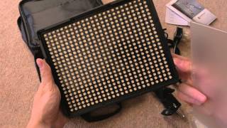 Aputure Amaran H528C  Unboxing and testing [upl. by Ivy]