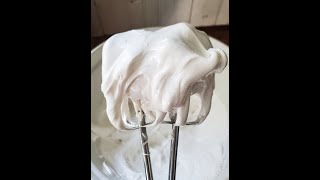 Homemade Marshmallow Fluff without corn syrup or eggs [upl. by Shirk]