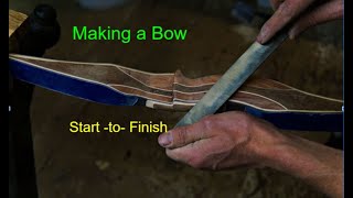 Making a bow Reflex Deflex Longbow [upl. by Eissert641]