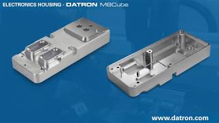 Aluminum Housing Machined on DATRON M8Cube [upl. by Ear]