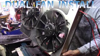 How To Install Dual Electric Fans [upl. by Tilney]