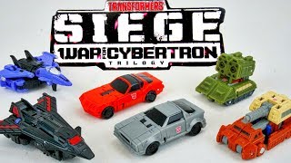 Transformers War for Cybertron Wave 1 Micromasters Mini Combiner Robots in Disguise [upl. by Clapp]