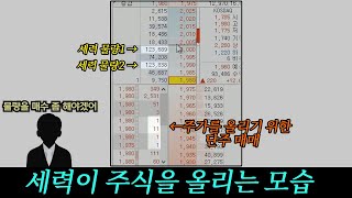 세력의 움직임을 확인하는 호가창 분석법  모르면 손해봅니다 [upl. by Ramal]