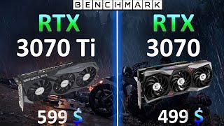 Geforce RTX 3070 Ti vs RTX 3070 Test in 8 Games  1080p 1440p 2160p [upl. by Nairadas939]