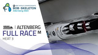 Altenberg  BMW IBSF World Championships 2020  4Man Bobsleigh Heat 3  IBSF Official [upl. by Lanae981]