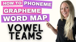 PhonemeGrapheme Mapping Vowel Teams  play they my [upl. by Rhodie]