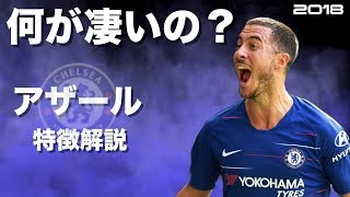 【ドリブルの怪物】エデン・アザール 特徴解説 HD 1080p Eden Hazard みにフト（海外サッカー） イーフト [upl. by Cired]