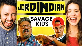 JORDINDIAN  Savage Kids  Jabys in a JordIndian Video  Reaction [upl. by Favian]