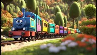 The Friendly Train  Fun Nursery Rhymes for Kids [upl. by Averell]