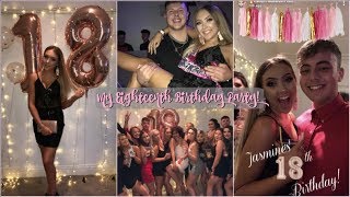 MY 18TH BIRTHDAY PARTY VLOG🔞🥂 i got very drunk [upl. by Malina]