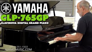 Yamaha CLP765GP Clavinova Grand Piano  Overview and DEMO [upl. by Aeslehc]